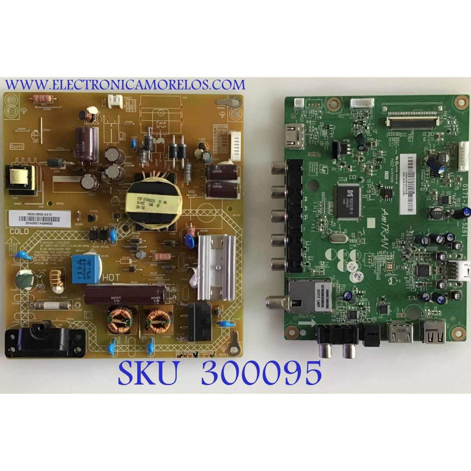 KIT DE TARJETAS PARA TV VIZIO / MAIN 3639-0122-0150 / 0171-2271-5261 / FUENTE 0500-0605-0410 / FSP091-1PSZ01 / MODELO E390-B0 LAT8PSBQ / E390-B0 LAT8PSBP